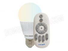 Comprar bombilla LED 9W con mando y temperatura de color seleccionable